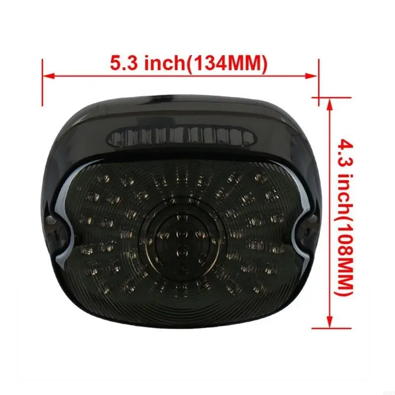 R53D LED Tail Light Taillight Turn Number Plate Lamp Rear Reverse Brake Stop Lamp for Harley-Mortorcycle 12V