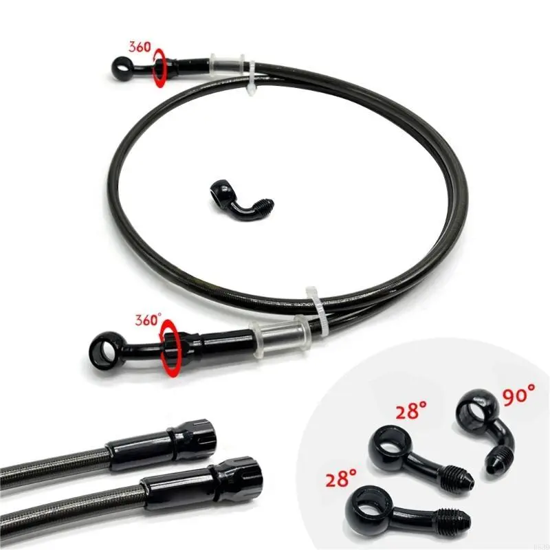R53D Faster Response Aluminum Brake Oil Tube Pipe for Motorbikes & Electric Scooters