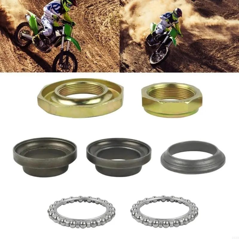 R53D 7Piece Steering Bearing Set Suitable For PW50 Y-Zinger Children's Motorcycle Providing Enhanced Maneuverability & Safety