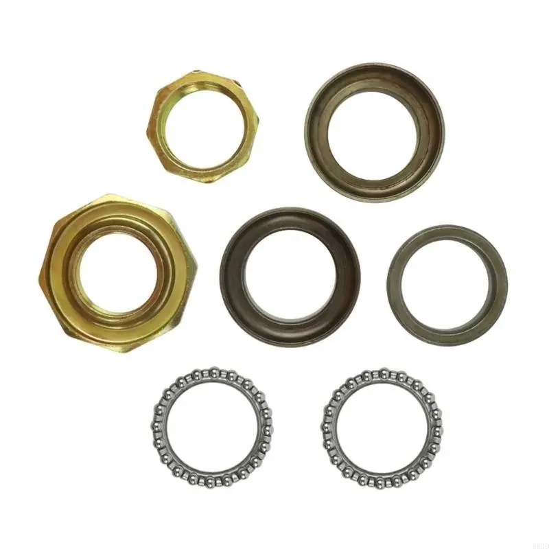 R53D 7Piece Steering Bearing Set Suitable For PW50 Y-Zinger Children's Motorcycle Providing Enhanced Maneuverability & Safety