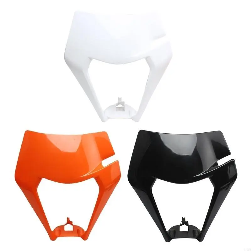 R53D Motocross LED Headlight Fairing Headlamp Mask Cover For SXS XCW SMR- 125