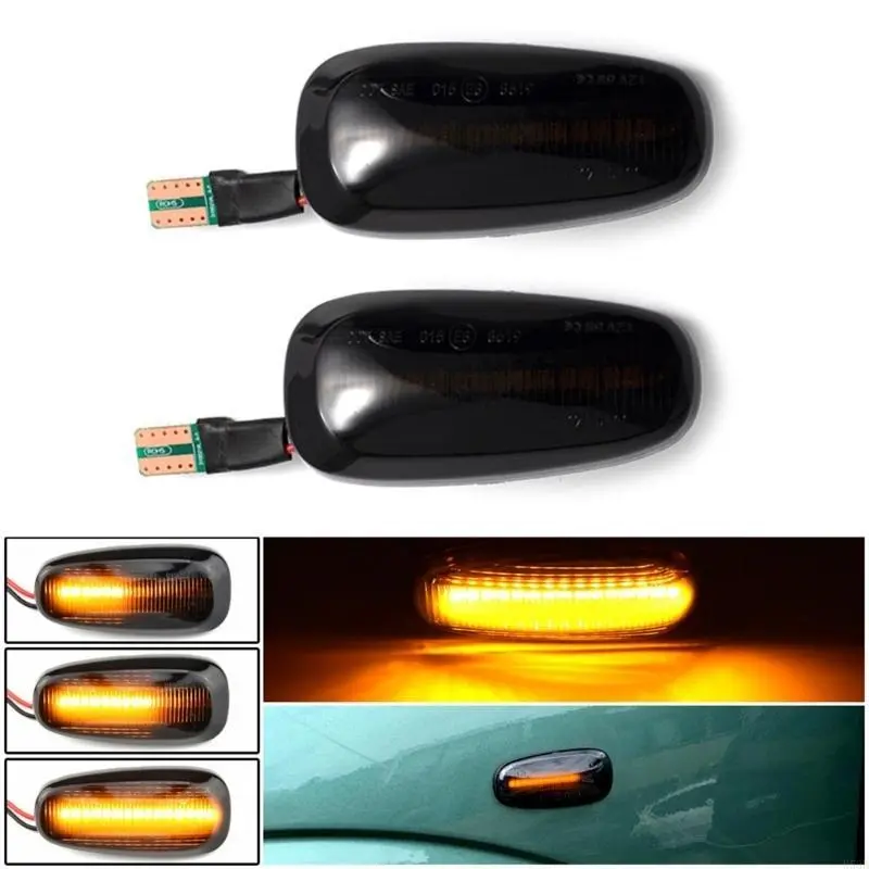 R53D Smoked Dynamic Flowing LED Side Marker for Zafira F75 T98 99-05 Car Accessory