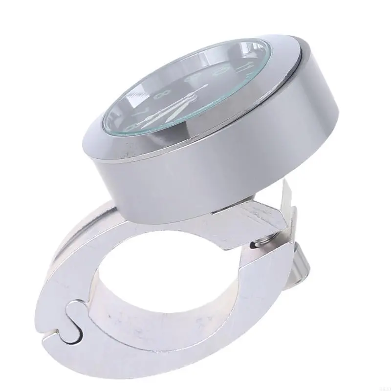R53D Universal Motorcycle Watch Motorcycle Handlebar Watch Waterproof Shockproof Buckle Mount Aluminum Clock