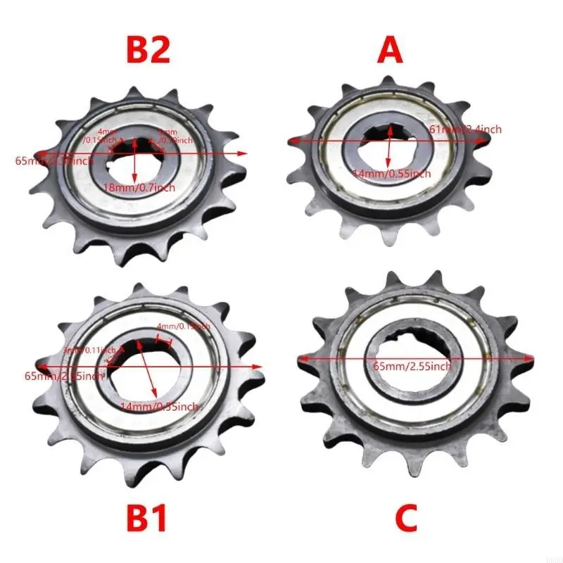 R53D Small Sprocket Chain Wheel Front Fly Wheel Pinions Motorbike Accessories