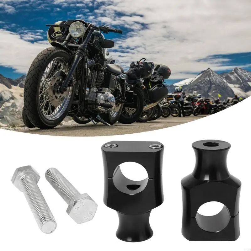R53D Motorcycle 25mm 22mm Handlebar Risers Clamp Aluminum Handlebar Risers Clamp