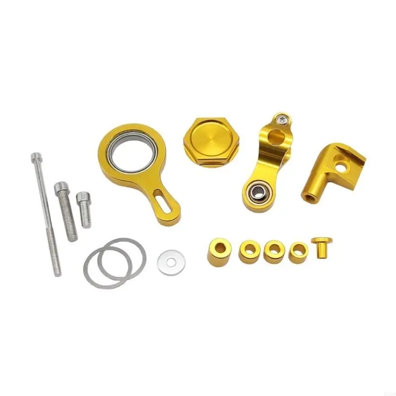R53D for YZFR1 2002-2017 YZFR6 2006-2020 Steering Stabilizer Damper Mounting Bracket Motorcycle Accessories Set Aluminum