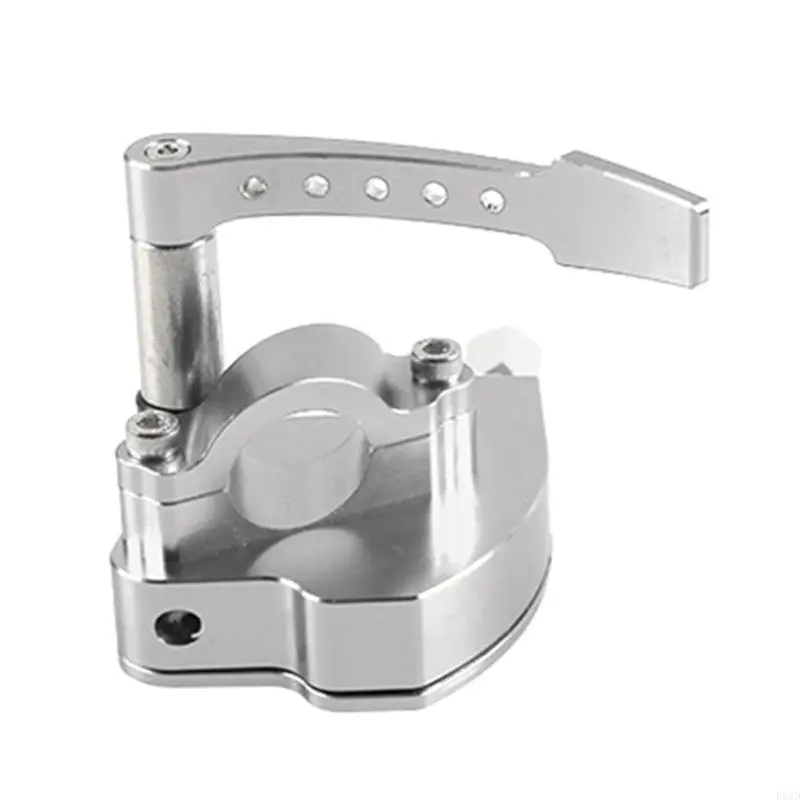 R53D Universals 7/8" 22mm Motorbike Throttle Lever Thumb Control Assembly for ATVs Quads Black Aluminum Throttle Adapter