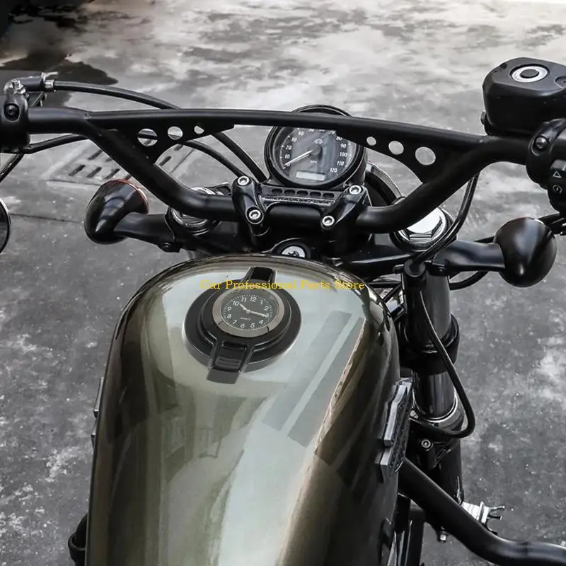 R53D Motorcycle Gas For XL883 1200 Tanks Cover with Clock