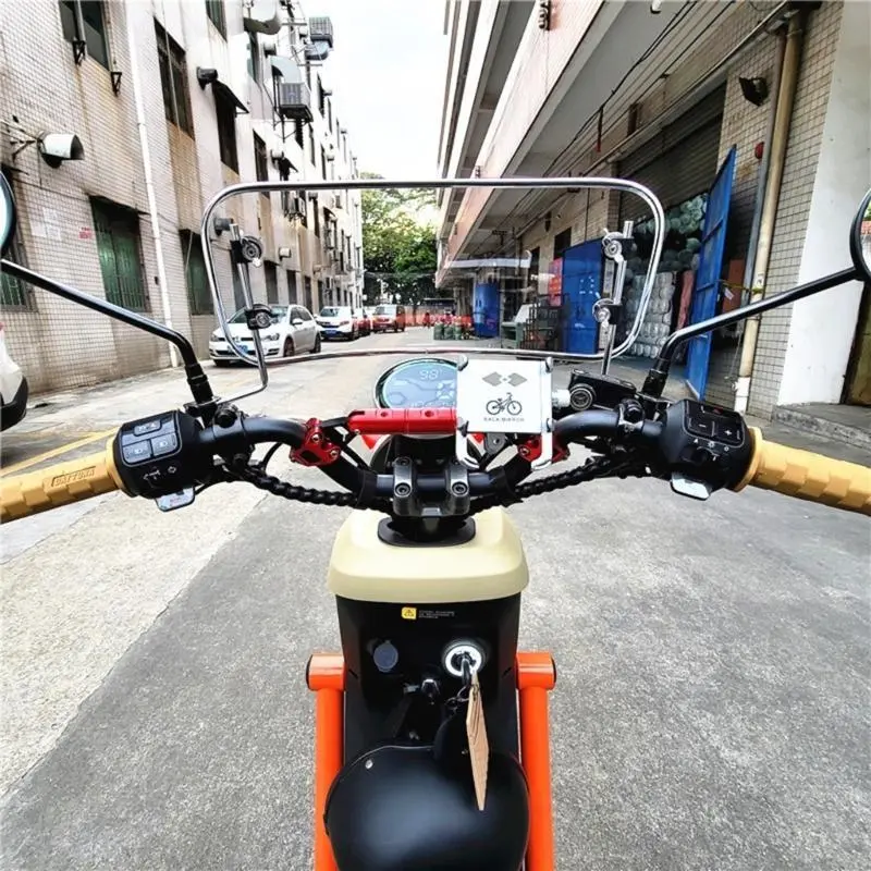 R53D Universal Motorcycles Windscreen Windshield Covers Screen Lens Motorbikes Deflector for Dirt Bike Scooter