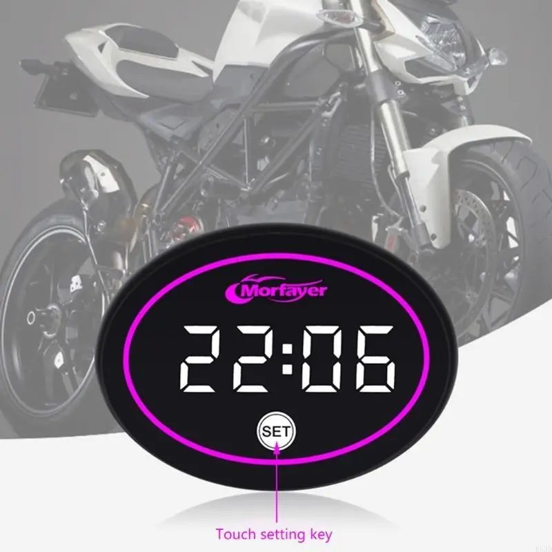 R53D Upgraded Motorcycles LED Voltmeter/Temperature & 4 in 1 Panel Meter