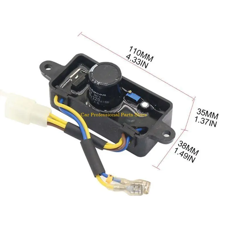 R53D Car Avr Automatic Regulator Stabilizer 2kw 2.5kw 2.8kw Compatible for Gx160 Gx200 5.5/6.5hp Nice Practical