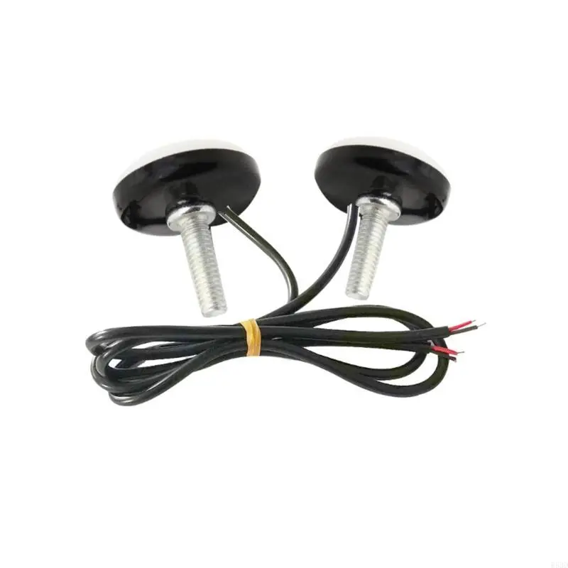 R53D Eye LED Daytime Running License Plate Light Motorbike Car Lamp