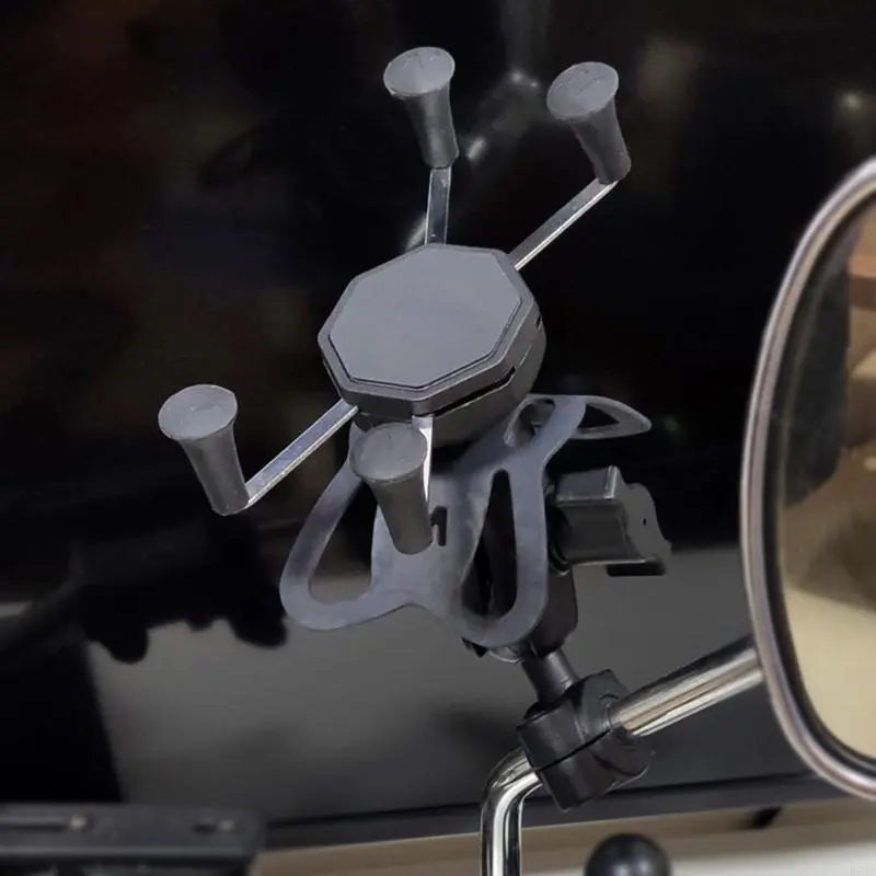 R53D High Strength Ball Adapter For Secure Motorcycle And Scooter Phone Holder Stand
