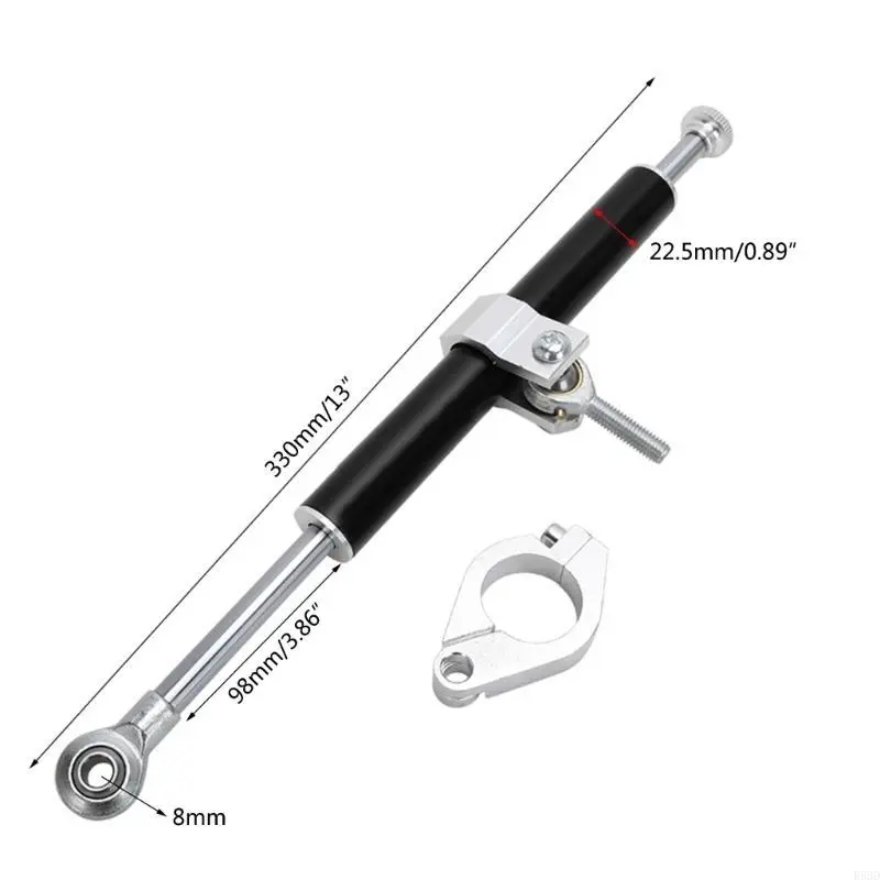 R53D Motorcycle- 330MM CNC-Universal Damper-Steering Damper-Stabilize Safety Control For YZF R1-R6 MT07 MT09 Ninja-250 Z250