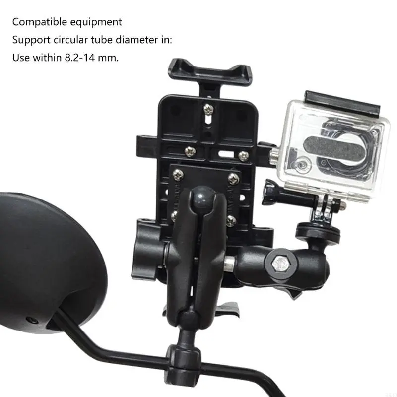 R53D High Strength Ball Adapter For Secure Motorcycle And Scooter Phone Holder Stand