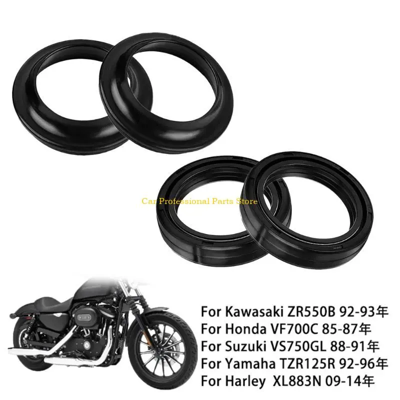 R53D Quality Fork Seals Oil Seal & Dust Seal set for XL883N Improve Riding Experience