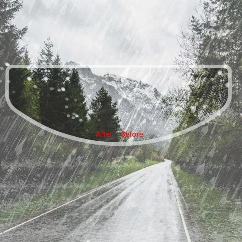 R53D Rainproof Motorcycle Helmet Anti-Fog Lens Film for K3 K4 HJC MT Visor Shield