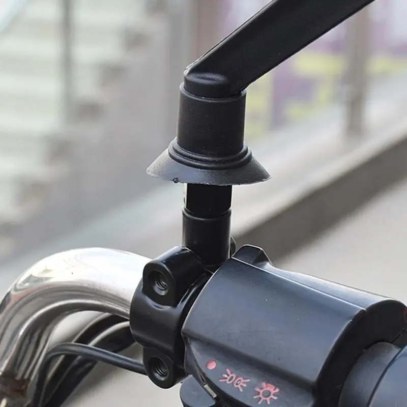 R53D Sturdy Motorcycle Mirror Clamp Handlebar Bracket Enhances Safety and Aesthetics with Easy Adjustability for Safe Ride 2x