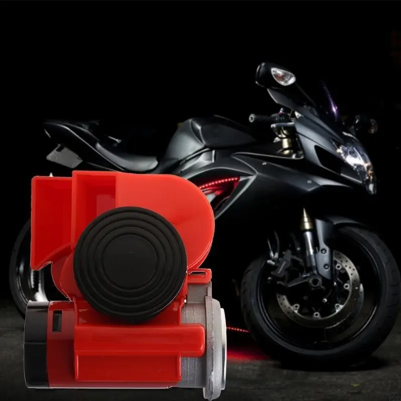 R53D 12V Loud Car 150DB Super Loud Snail Electric Air Horn Double Tone Marine 8A
