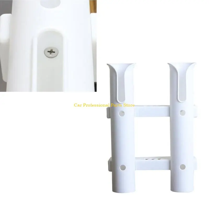R53D 3 Tubes Link Plastic Fishing Rod Racks Holder Socket for Boat Marine Fishing Box