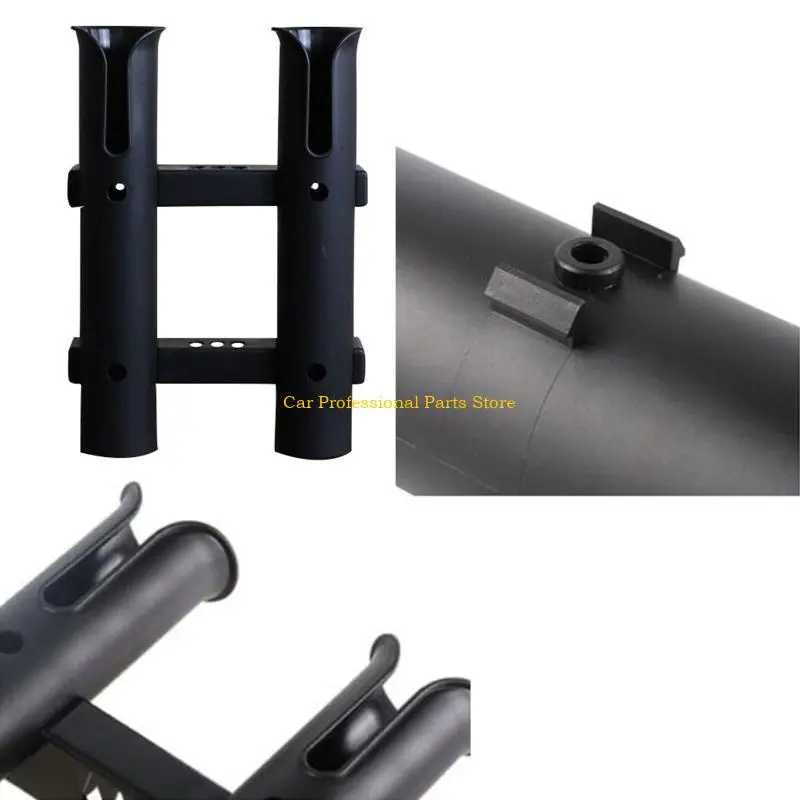 R53D 3 Tubes Link Plastic Fishing Rod Racks Holder Socket for Boat Marine Fishing Box