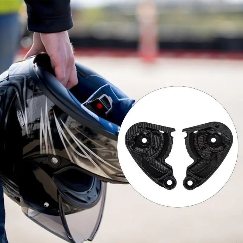 R53D 1 Pair Face Shield Windshield Visors Base Motorbike Helmets Accessories for Darken Helmets Visors Gear Base Plate