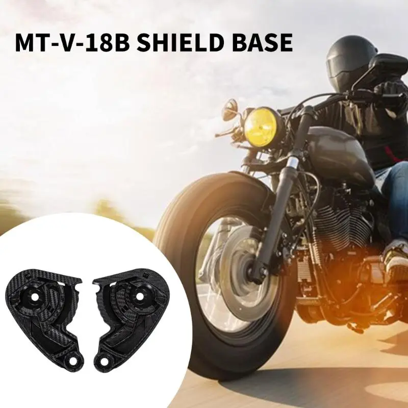 R53D 1 Pair Face Shield Windshield Visors Base Motorbike Helmets Accessories for Darken Helmets Visors Gear Base Plate