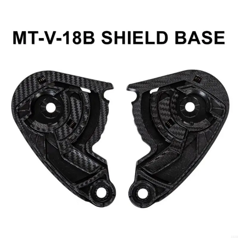 R53D 1 Pair Face Shield Windshield Visors Base Motorbike Helmets Accessories for Darken Helmets Visors Gear Base Plate