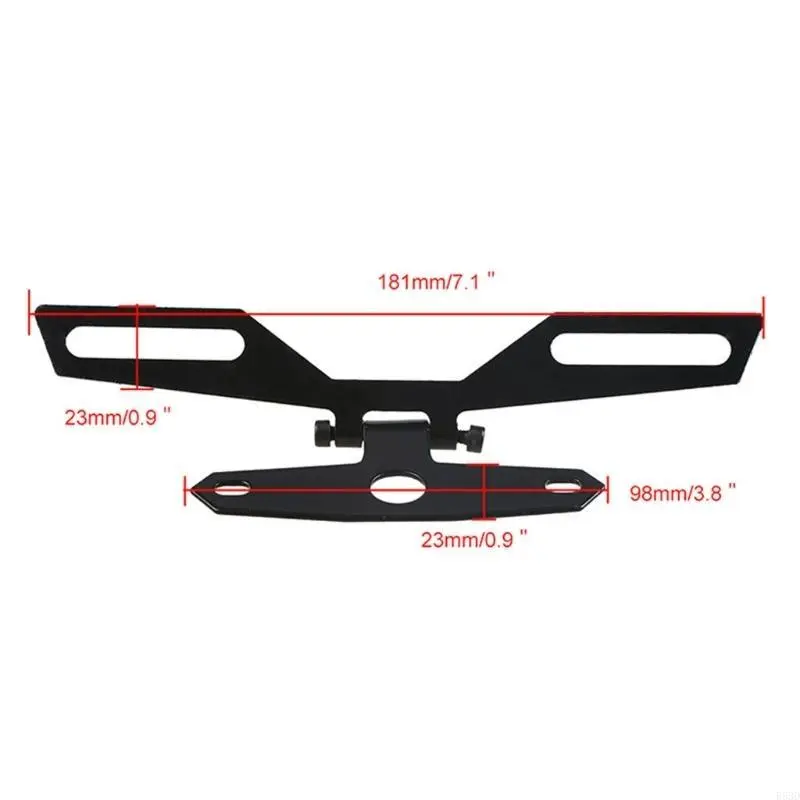 R53D Easy Installation Motorcycle Rear Light Bracket License Plate Holder Bracket