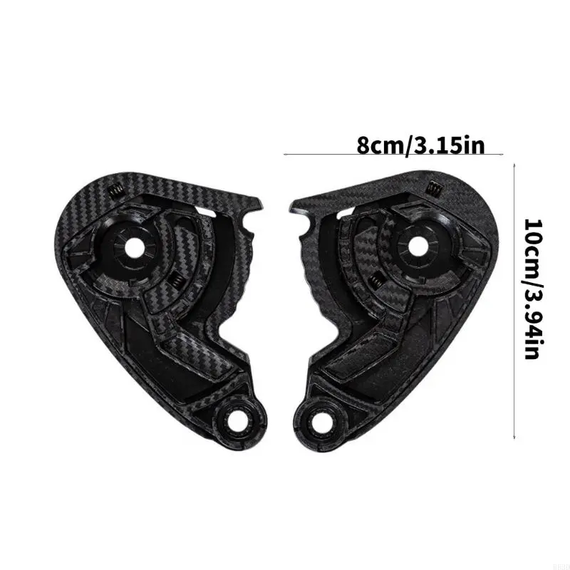 R53D 1 Pair Face Shield Windshield Visors Base Motorbike Helmets Accessories for Darken Helmets Visors Gear Base Plate