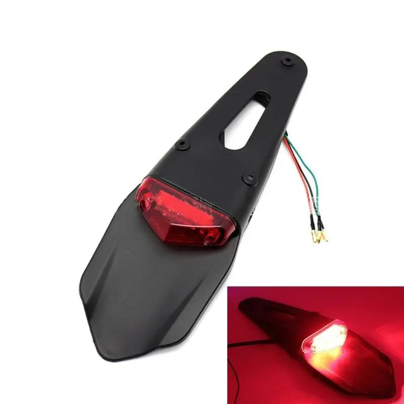 R53D Motorcycle LED Tail Light Rear Stop Brake Lamp Universal for Enduro EXC WRF 250 400 426 450