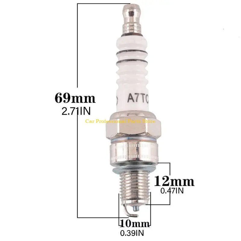 R53D High Performance Electrode Motorcycle for A7TC 10mm GY6 50cc 70cc 90cc 125cc 150cc Trail Quad Dirt Bike ATV