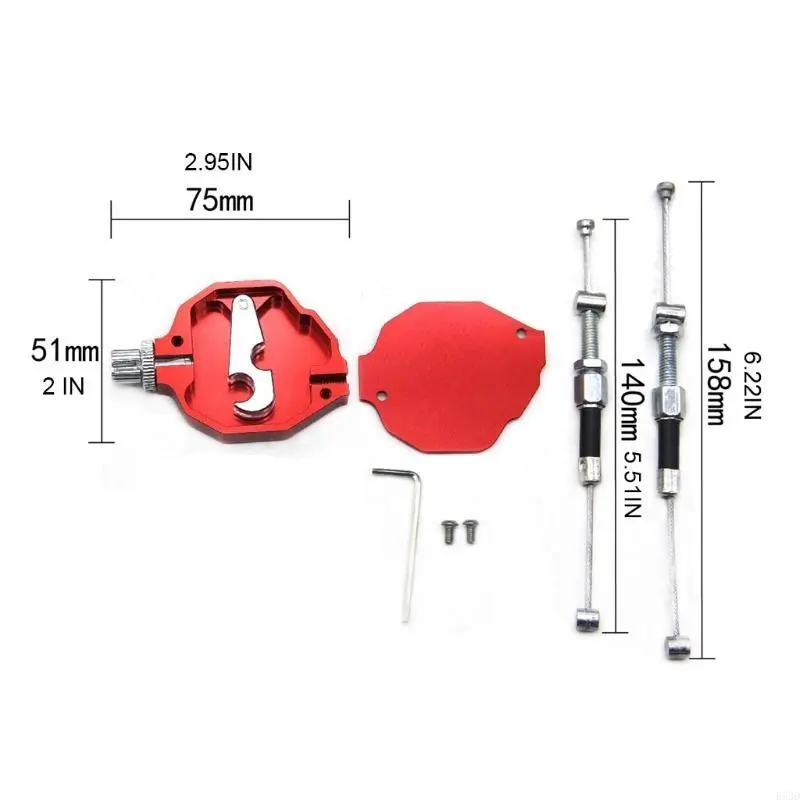 R53D for CB500 Z800 Motorcycle ATV Motorcross Stunt Clutch Pull Cable Lever Easy System Labor-Saving 2-Wire