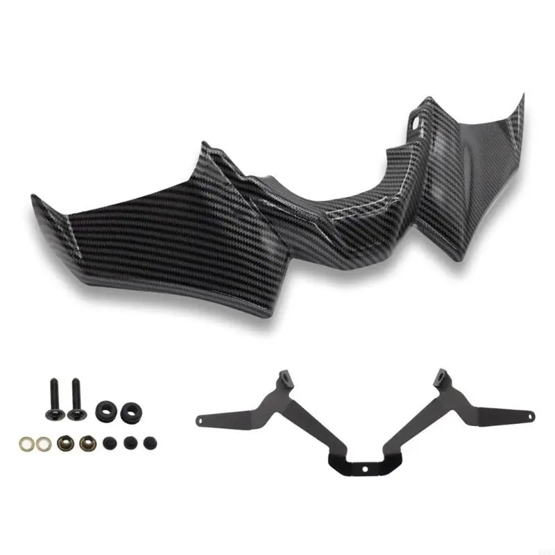 R53D Motorcycle Front Spoilers Aerodynamic Wing Deflector Fairing for MT-07 Replacement Fairing Motorbike Accessories