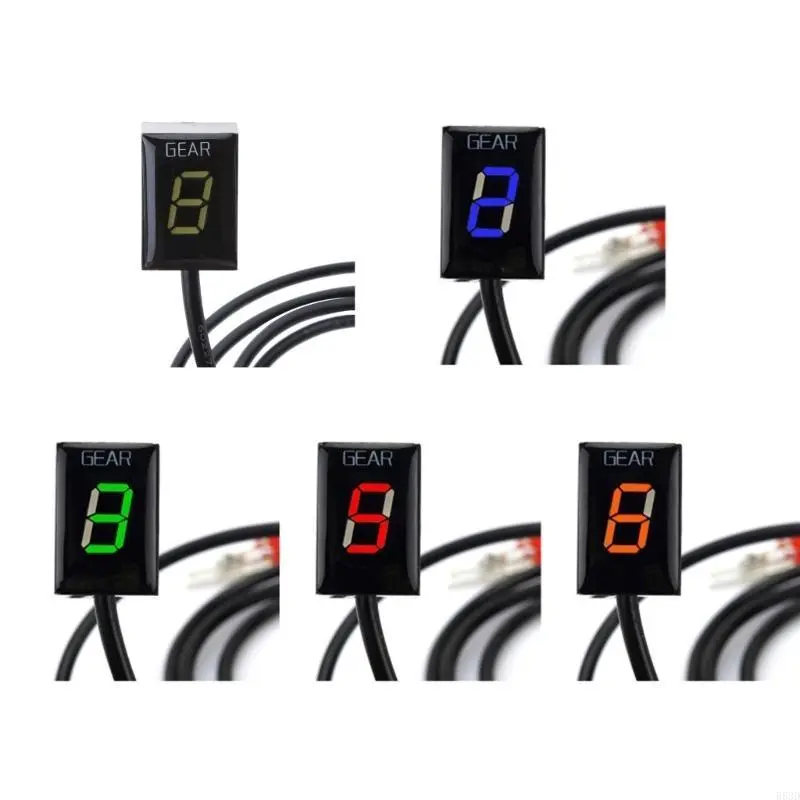 R53D LED Digital Gear Display Speed Shift for 300 Z750 Z900 Zx6R Motorcycle