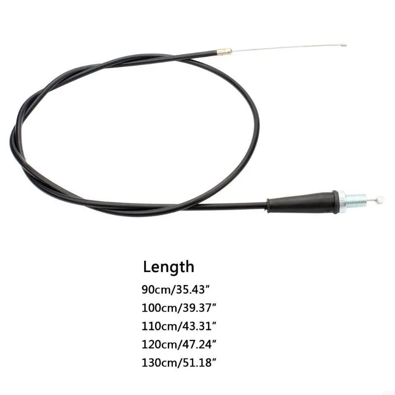 R53D Motorcycle Throttle Cable Replacement 90cm/1m/1.1m/1.2m/1.3m for 50cc 90cc 110cc
