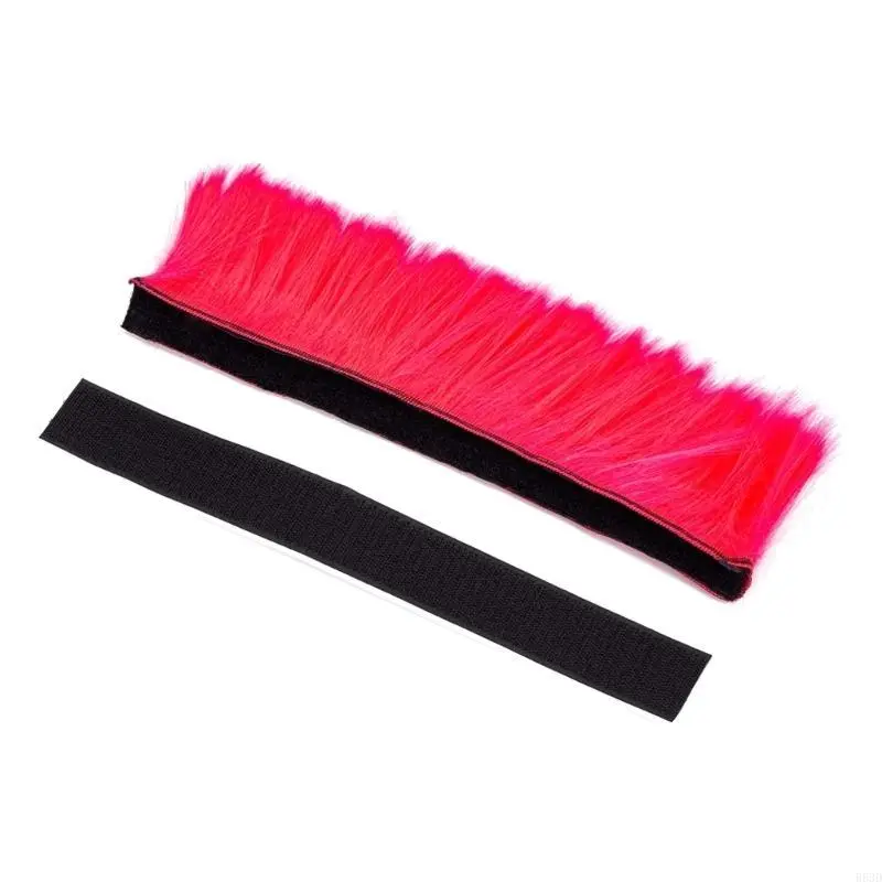 R53D Motorcycle Helmets Hair Motorbike Electric Bike Helmet Accessories Hair Patches Hairpiece Multiple Colors