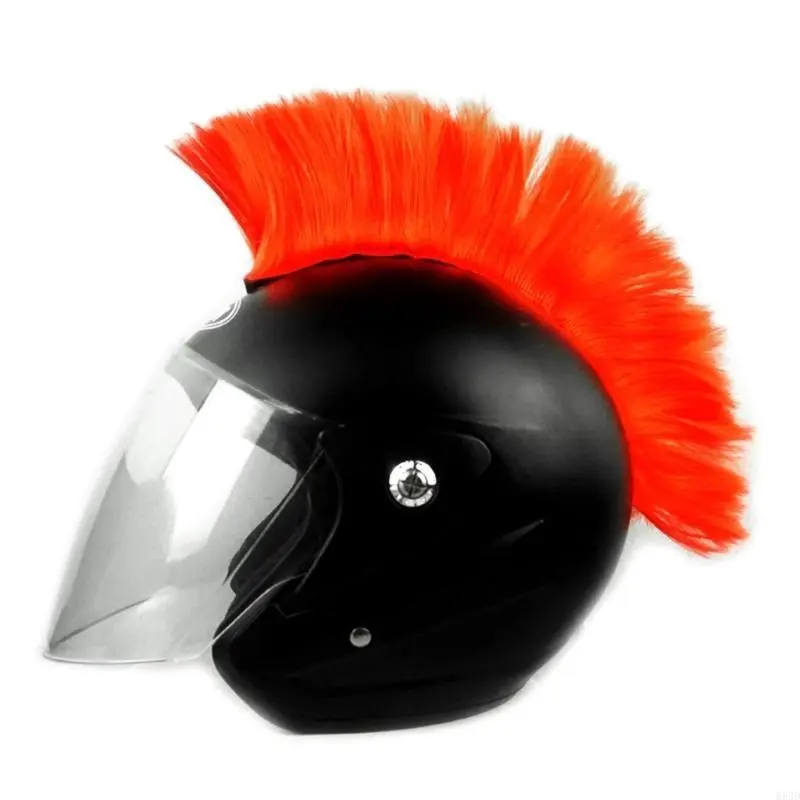R53D Motorcycle Helmets Hair Motorbike Electric Bike Helmet Accessories Hair Patches Hairpiece Multiple Colors