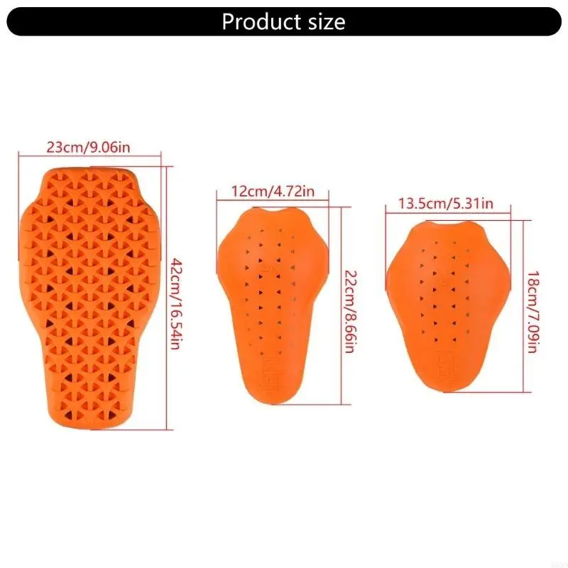 R53D Breathable Motorcycle Jackets Elbow Knee Shoulder Pads Insert Armors Equipment Set Protective Pads For Bikers 5pcs/set