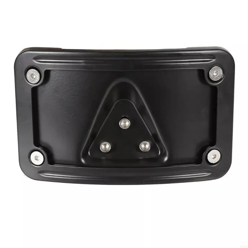 R53D Universal Arched License Plate Bracket Rack for Motorcycle Applications