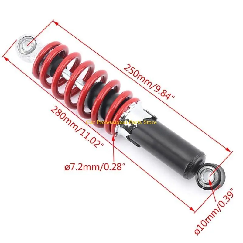 R53D 250mm Front Rear Suspension Spring for 70cc 90 110cc 125cc Atv Go Kart Buggy-Pitbike Dirt Bike Motorcycle