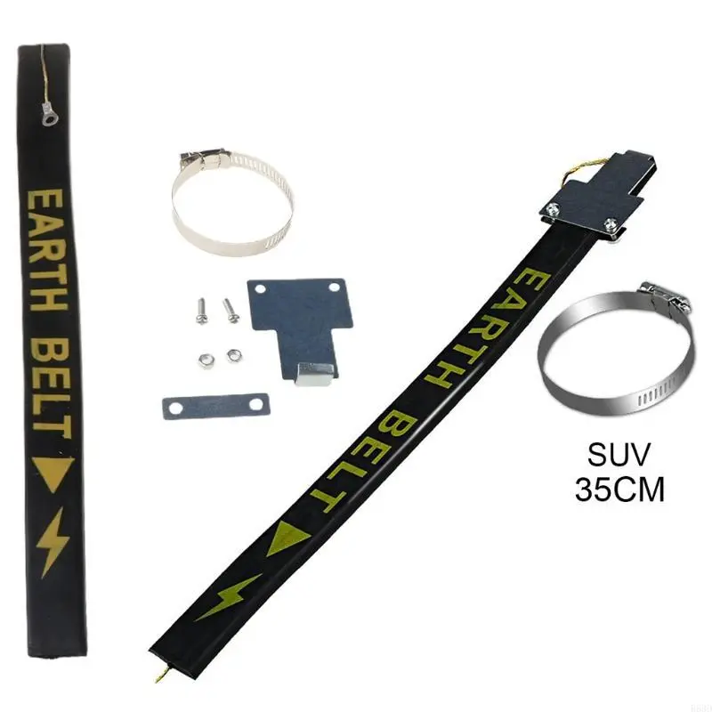 R53D Grounding Current Strap Metal Electrostatic Belt Warning Reflective Tape for Car