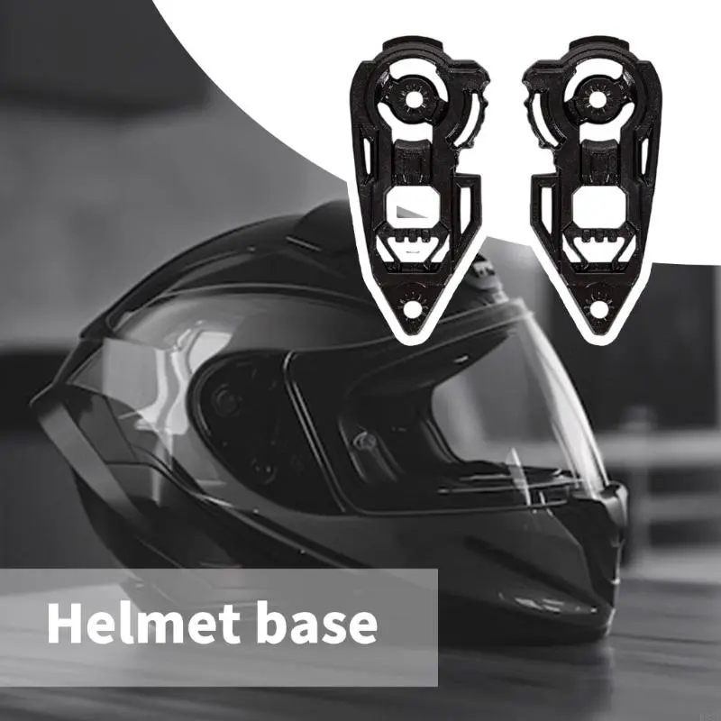 R53D 1 Pair Face Shield Windshield Visors Base Motorcycle Helmets Visors Gear Base Plate for JK 316 AIS 607 Replacement Part