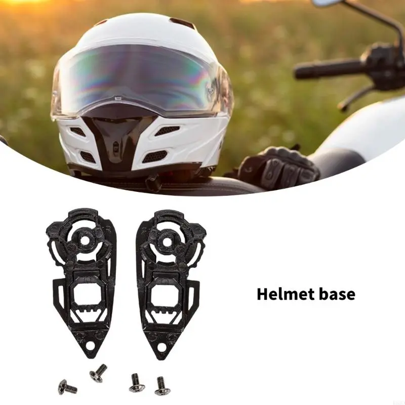 R53D 1 Pair Face Shield Windshield Visors Base Motorcycle Helmets Visors Gear Base Plate for JK 316 AIS 607 Replacement Part