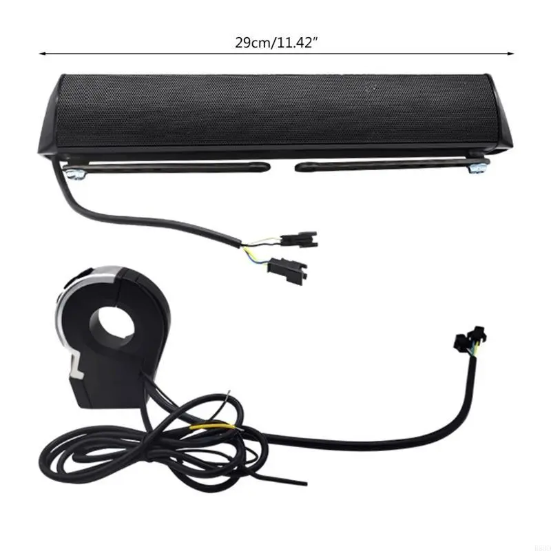 R53D Speaker Scooter ATV UTV Motorcycle Handlebar Stereo Bluetooth-compatible Waterproof Amplifier MP3 FM Radio Speaker