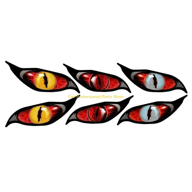 R53D Car Sticker Decal Eyes Accessories Vinyl PVC Motorcycle Car Styling Decal Simple-style Decal for Vehicle Car