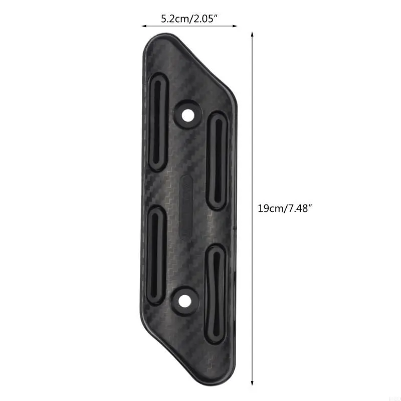 R53D Motorcycle Universal Exhaust Pipe Protector Heat Shield Cover Guard Anti-scald