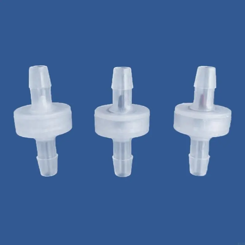R53D 3/4/6mm Plastic One-Way Non-Return Water Inline Fluids Check Valves for Liquid