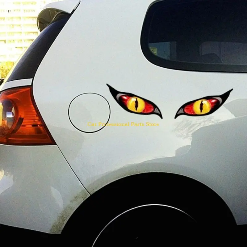 R53D Car Sticker Decal Eyes Accessories Vinyl PVC Motorcycle Car Styling Decal Simple-style Decal for Vehicle Car