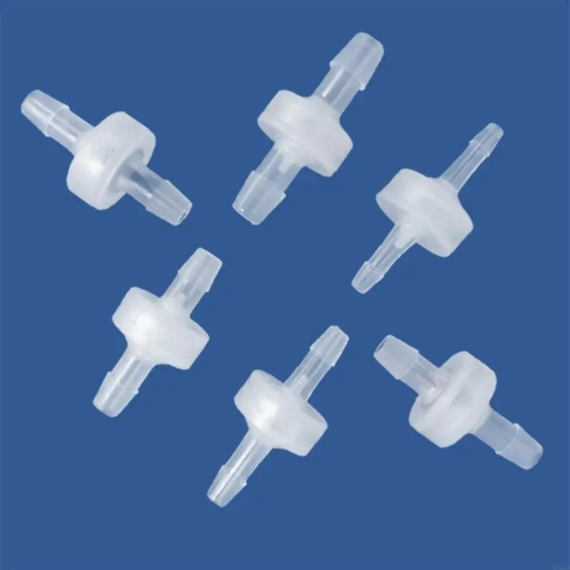 R53D 3/4/6mm Plastic One-Way Non-Return Water Inline Fluids Check Valves for Liquid